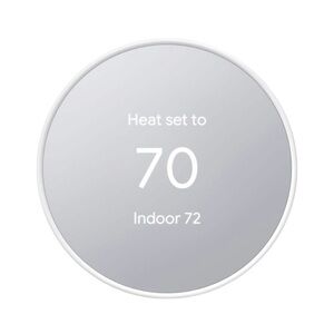 Google Nest Smart Programmable WiFi Thermostat - Snow - NWT (plastic removed)